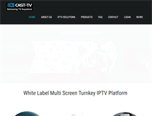 Tablet Screenshot of cast-tv.com
